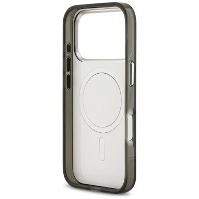 7. Karl Lagerfeld IML Aquarelle Karl & Logo MagSafe Case for iPhone 17 Pro - Black