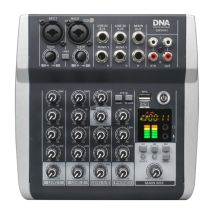 DNA QMX602 Analog Audio Mixer 6 Channels Blue