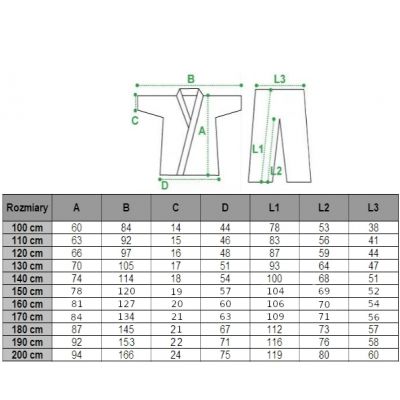 6. Kimono karate Masters kyokushinkai 8 oz - 140 cm NEW 06194-140
