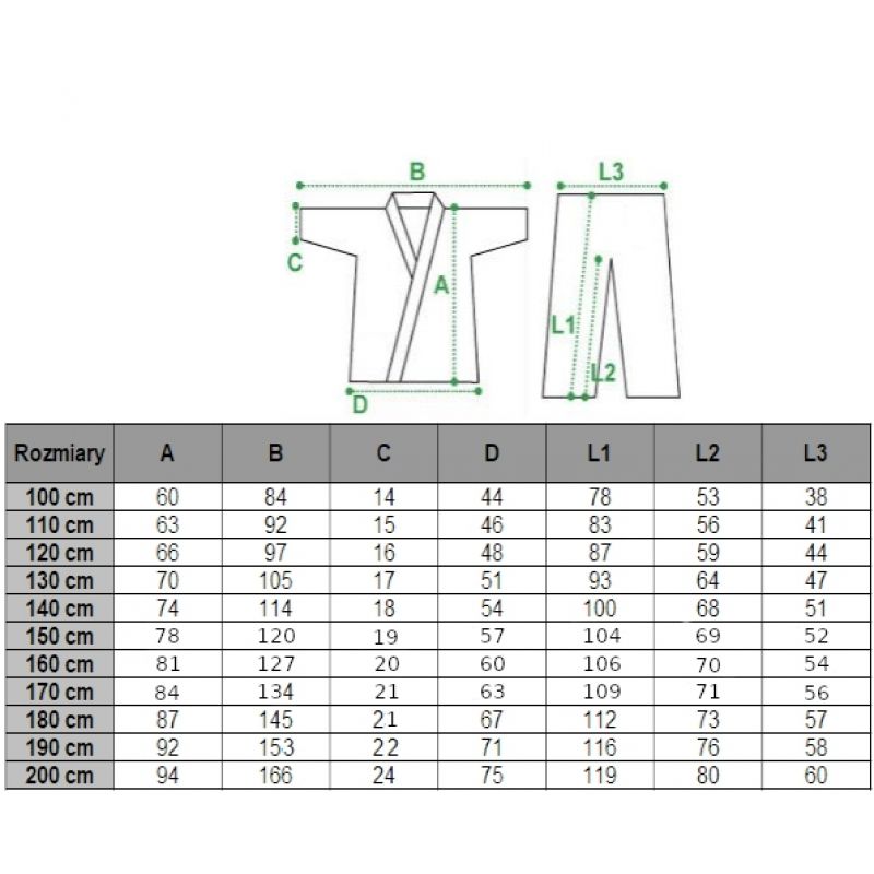 6. Kimono karate Masters kyokushinkai 8 oz - 140 cm NEW 06194-140