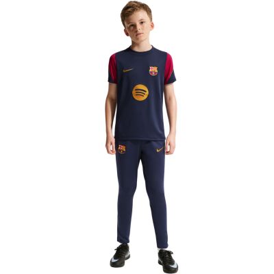 7. Nike FC Barcelona Strike Kids T-Shirt Navy Blue and Burgundy II3237 401