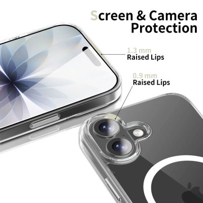 4. Tech-Protect Flexair Hybrid CC MagSafe Case for iPhone 17 - Clear