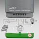 5. Qoltec MPPT Solar Charge Controller with Temperature Sensor 80A | 12V / 24V / 36V / 48V | LCD | Bluetooth | APP | GEL | LiFePO4