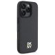 4. DKNY Repeat Pattern Stack Logo MagSafe iPhone 16 Pro Max Case - Black