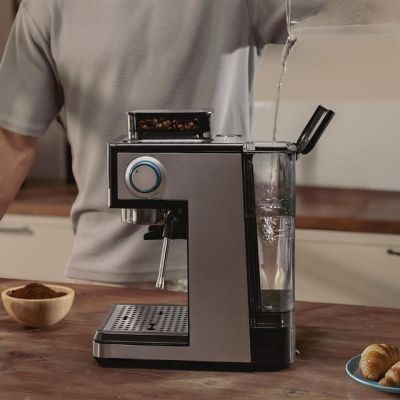 10. Cecotec Power Espresso 20 Grind Semi-Automatic Espresso Machine 1.7 L
