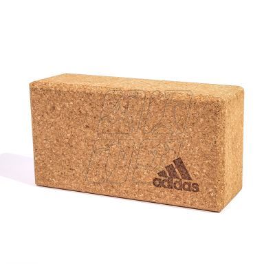 6. Adidas ADYG-20100CORK yoga block