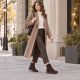 8. Women's brown leather ankle boots Filippo DBT8196