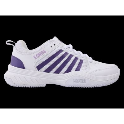 K-swiss COURT EXPRESS 2 CLAY WHITE/PURPLE HAZE/NEON LAVENDER-M sneakers (94429-151-M)