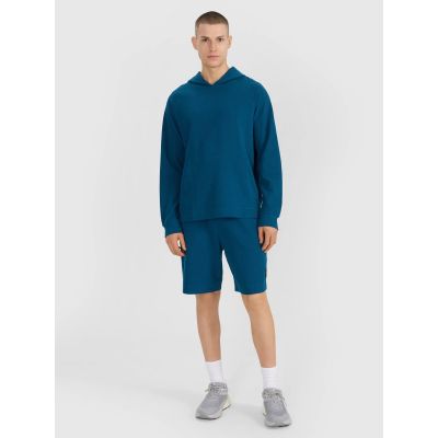 5. Men's sweatshirt with hood, open, 4F 4FWSS25TSWSM1558-46S