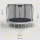 18. REBEL ACTIVE TRAMPOLINE PRO 10FT/305CM