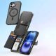 3. Dux Ducis Lawa Leather Case for iPhone 16 - Black