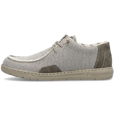 4. Men's lace-up loafers, gray, Rieker 08600-63