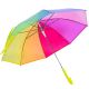 6. Transparent Umbrella 98 cm, Semi-Automatic RAINBONW