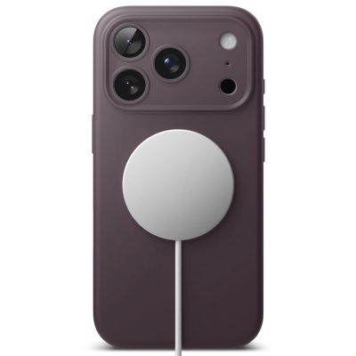 4. Ringke Silicone MagSafe case for iPhone 18 Pro Max - dark cherry