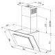 7. MAAN Vertical Eco Duo Glass hood, black glass front, 60 cm wide.
