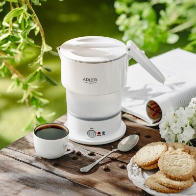 2. Silicone kettle ADLER AD 1377w white