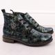 2. Women’s green patent croc ankle boots Rieker 71205-90