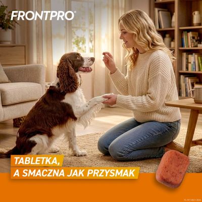 3. FRONTPRO Flea and tick tablets for dogs (>10-25 kg) - 3x 68mg