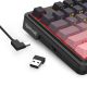 7. REDRAGON K728SP-RGB-PRO Antonium Pro Keyboard USB + RF Wireless + Bluetooth Black, Pink