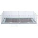 10. Indoor run, for guinea pigs/rabbits, white, 140 x 35 x 70 cm