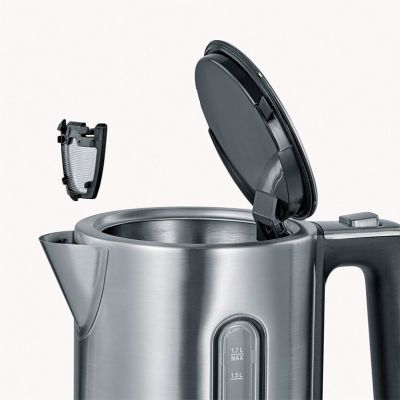 2. Severin 3418000 Electric Kettle 1.7 l 3000 W Black, Stainless Steel