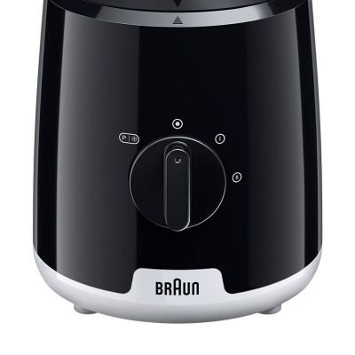 2. Braun JB1051BK Household PowerBlend 1 Stand Mixer with 1.5L Glass Blender Attachment and Takeaway Cup, Kitchen Gadgets for Crushing, Pureeing, and Blending, Ice Crushing, 2 Speeds