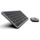 3. Inca IBK-572BT Keyboard Mouse Included RF Wireless + Bluetooth Black