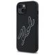 2. Karl Lagerfeld 3D Rubber Signature iPhone 15 Case - Black