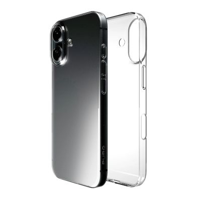 5. Puro 03 Nude Silicone Case for iPhone 16 - Transparent