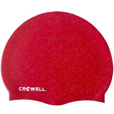 5. Silicone swimming cap Crowell Recycling Pearl red col.9