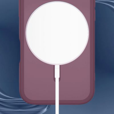 5. 3mk Misty MagCase Deep Cherry case for iPhone 17 Pro/ 18 Pro - burgundy