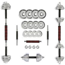 Dumbbells in a case HMS STC21 2 x 10 kg chrome