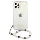 3. Guess GUHCP12MKPSWH iPhone 12/12 Pro 6.1" Transparent Hardcase White Pearl
