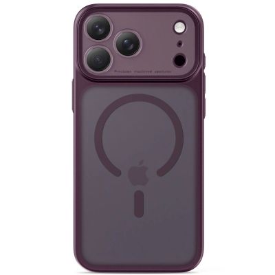3. Tech-Protect MagPrime MagSafe CC case for iPhone 18 Pro Max / 17 Pro Max - burgundy