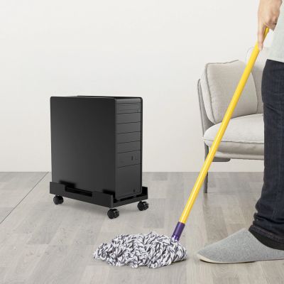 10. Orico CPB3 computer stand on wheels, load capacity 20 kg - black