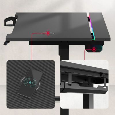 5. Huzaro Hero 8.7 RGB Gaming Desk