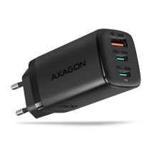 AXAGON ACU-DPQ65 Wall charger, GaN 65W, 3x port (USB-A + dual USB-C), PD3.0/QC4+/PPS/Apple