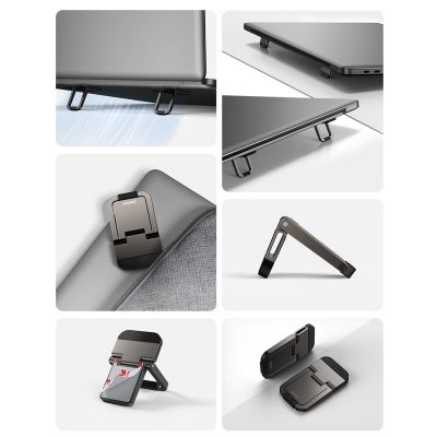 15. Baseus universal laptop feet stands (2 pcs.) gray (LUZC000013)