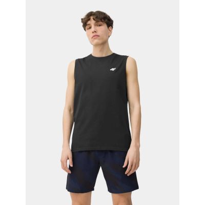 4. Men's sleeveless tank top (SET OF 3 T-SHIRT) 4F 4FWSS26TSLEM362-90S
