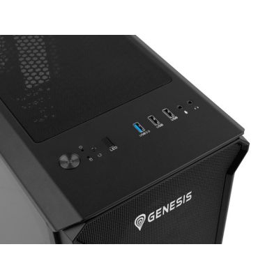35. NATEC Genesis Irid 503 ARGB NPC-1559 Case (Micro ATX. Mini ITX; Black)
