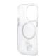 7. Karl Lagerfeld Iconic Karl&Choupette MagSafe case for iPhone 14 Pro - transparent