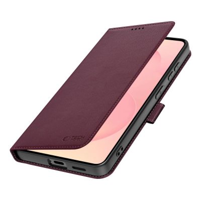 3. Tech-Protect Wallet Case for Samsung Galaxy S26 - Burgundy