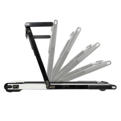 16. HMS LOOP12 MULTI Electric Treadmill with Desk 1-12 km/h, Black