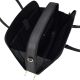 4. Women’s PU Handbag with Laptop Compartment, Black, SEMI LINE