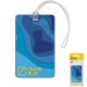 TRAVEL BLUE LUGGAGE TAG MAP