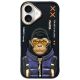 Nimmy Cool&Cute 2.0 Monkey case for iPhone 16 - black