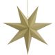 13. DECORATIVE HANGING PAPER STAR FSC 18x75CM BEIGE 7 ARMS MICA