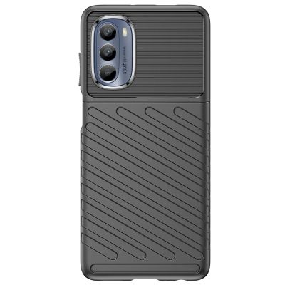 8. Thunder Case for Motorola Moto G62 5G silicone armor case black