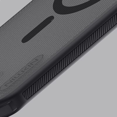 15. Nillkin Super Frosted Shield Pro MagSafe Compatible Case for iPhone 17 Air - Transparent Black