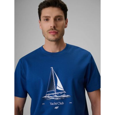 4. Men's relaxed T-shirt with print 4F 4FRSS26TTSHM3996-033S